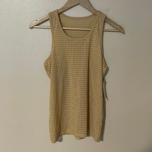 NWT Pheel Breathe Tank Nude. Large